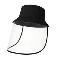 Viso veido maisto gaminimo apsauga nuo purslų Aliejaus ir garų nepraleidžianti skydelis su skaidriu PVC lęšiu Lengvas dizainas apsaugantis nuo rasojimo Apsauginė kaukė namų virėjams ir virtuvės saugumui juoda