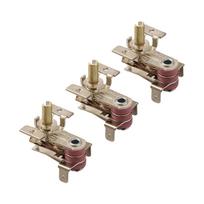 3 vnt. Reguliuojamas termostato temperatūros jungiklis AC 250V 16A Elektriniam šildytuvui