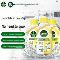 Dettol Upgraded 6-in-1 Lemon Scent Washing Machine Cleaner