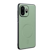 For Oneplus 15T Case Magnetic Leather Shield Cover For Oneplus 15T Anti-Fingerprint Non-Slip PC+TPU OnePlus 15T žalia