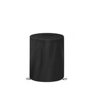 Round Fire Pit Heater Dust Cover with Drawstring - Portable Protective Cover for Propane Fire Column. 60*74 cm juoda