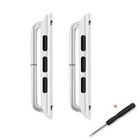 A Pair Band Adapter for Apple Watch Ultra Series 8 7 Se 6 5 4 3 Metal Strap Connector for Iwatch 41/38/40-22mm 49/45/44/42-24mm 49mm-24mm sidabras