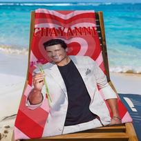 Singer Chayanne Tiempo de Vals Towel Sports Quick Dry Travel Camping Gear Sandproof Soft Light Large Beach Towel STJ40x70CM