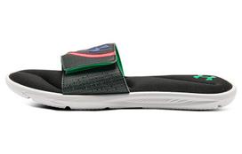 Under Armour Ignite 6 Graphic Strap Slide 'Black Cerise' 3024450-004 40