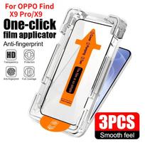 Easy Installat Tempered Glass Film Dust Free Kit For OPPO Find X9+ Pro X8 Ultra X8S+ HD Anti-fingerprint Protect Dust-free Cabin High Definition&OPPO Find X9+