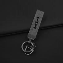 ABCDFC1For Kia Morning Picanto Rio Stonic Sportage Ceed Optima Forte 5 3 4 K7 K5 K8 K Leather Car Remote Cover Shell Protector Keychain