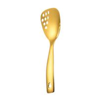 Flat Bottom Serving Spoon Stainless Steel Food Serving Utensil Flat Edge Spoon Cooking Spoon for Home Party Supplies Dessert
