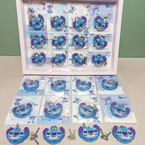 Disney Stitch Stitch Mini Padlock, Luggage Lock, Hanging Padlock, Backpack Lock, Pencil Case Lock, Back-to-School Season Gift 24pcs per box mėlyna