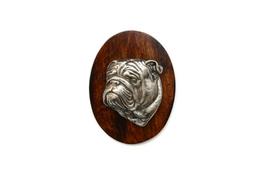 Buldog Angielski, Bulldog Ii - Broszka Na Wystawę Psów, Klips Do Numeru Startowego, Przypinka Z Psem Marki Art-Dog