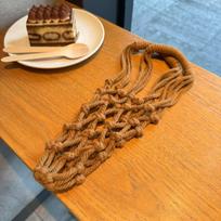 Handmade Macrame Water Bottle Holder Mesh Net Bag Portable Coffee Cup Carrier Sleeve 1 piece pack
