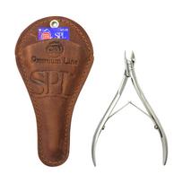 Profesionalios nagų odelių žnyplės SPL KP 05 6mm britų lenktynių žalia spalva/metalo sidabro spalvos