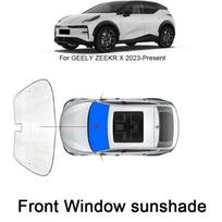 Automobilio saulės skydeliai UV apsaugos uždangalas šoninio lango užuolaida saulės skydelis skydelis kilimėlis priekinio stiklo priedai GEELY ZEEKR X -Dabartinis Front