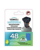Backpacker papildymas (tik kilimėliai) 48 valandoms. , Thermacell