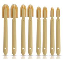 8pcs Durable Rubber Caulking Tool Silicone Caulk Finishing Set Tool, 4 Sizes