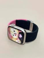 Naujas elastingas nailoninis dirželis, tinkamas Apple Watch moteriškam dirželiui 10/9/8/7/6/5/4/3/2 SE 38mm 40mm 41mm 42mm 44mm 45mm 46mm 49mm 38mm40mm41mm 42mmS10