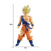 17-18CM Anime Dragon Ball Z Super Saiyan Son Goku Broly Vegeta Anime Veiksmo Figūrėlė Modelis Gražios Dovanos Kolekcionuojamos Figūrėlės Vaikams