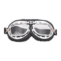 Aviatorius Pilotas Retro Vintage Motociklo Akiniai Cafe Racer Skraidymo Akiniai gryna