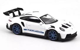 Norev Porsche 911 992 GT3 RS 2022 NOREV 911 GT3 RS Diecast Model 1/43 White/Blue Jet-Car [Used]