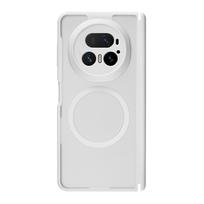 For Honor Magic V5 Case Magnetic Acrylic Matte Transparent Phone Cover For Honor Magic V5 Equipped With Central Hinge Protection HONOR Magic V5 balta