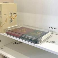 Large Capacity Transparent A4 Document Storage Box for Certificates and Exam Papers