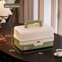 Lockable Storage Box for Home & Valuables, Portable Privacy Document Box for Students and Cars