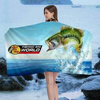 Fishing Brand B-Bass-Pro-shops Microfiber Beach Towel Absorbent Quick dry Soft Yoga Swimming Resort Mountain Climbing Towel Cotton 30x30cm
