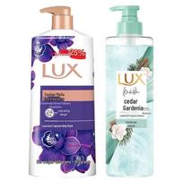 LUX Žavus lotoso dušo želė ir kedro gardenijos šampūno rinkinys