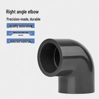 Dexia UPVC 90-Degree Elbow Chemical Pipe Fitting, 1.6Mpa