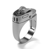 Creative Lighter Style Ring Punk Style P Men's Ring 6