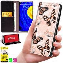 Etui Typu Portfel Do Xiaomi 15T - Pokrowiec Bluemoon Nadruk + Szkło 9H