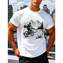 Men'S T-Shirts for Men, Featuring a Shark Bait Beach Fashion Design, Suitable for Casual, Sports, And Festive Wear S