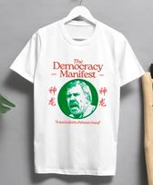 Demokratijos Manifestas Marškinėliai Sultingas Kinų Maistas Memas Juokingi Retro Grafiniai Marškinėliai XL