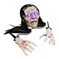 Outdoor Rising From Ground Breaking Skeleton Light Props Spooky Decoration for Yard Lawn Patio Festival Party Haunted House juoda