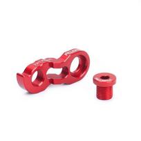 Hooks Bicycle Rear Extender Bicycle Rear Derailleur Hanger Extension Hanger Tail Hook Extender raudona