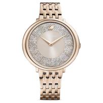 Swarovski 5547611 Crystalline Metal Bracelet Auksinio atspalvio Moteriškas laikrodis 34mm auksas