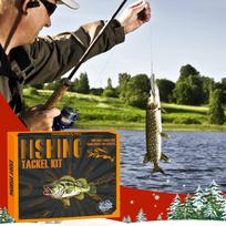 Christmas Advent Fishing Lure Calendar Freshwater Realistic Tackles 24-Day Fishing Lure Countdown Calendar For Family Friends A