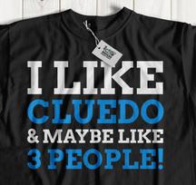 Unisex Funny Cluedo Board Game T-shirt Tops Tees Unisex Christmas Games Night S