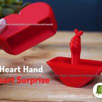 Middle Finger Heart-Shaped Valentine's Day Prank Gift