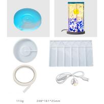Hexagonal Light Mosaic Shape Box Silicone Molds For Epoxy Decoration For Desktop Casting, Mould I1C1 02