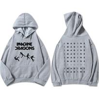 Streetwear Unisex Loom Tour 2026 Imagine Dragons Long Sleeve Winter Sweatshirts Oversized Hooded Pocket Female Male Clothes 4XL