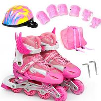 Norman Kids Adjustable Inline Skates with Music & Lights Small-Large