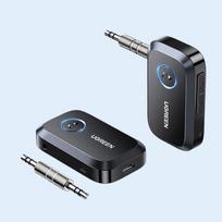 UGREEN automobilinis Bluetooth 5.4 AUX garso imtuvas