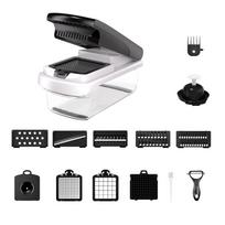 Vegetable Chopper Mandoline , 15 In 1 Food Chopper For  Cheese Grater, Vegetables Cutter With Large Container, Kitchen Gadgets One Size juoda