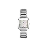 Tissot T-Lady T-Wave Kvarcinis laikrodis Madingas Elegantiškas Vandeniui atsparus Moteriški laikrodžiai Baltas Plienas T02.1.285.74 White
