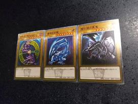 3 vnt./rinkinys Yu-gi-oh! Mėlynakio Baltojo Drakono Savikontrolė Kolekcinė Parašu Prekybos Flash Kortelė Anime Animacinis Aukštos Kokybės Dovana žaislas