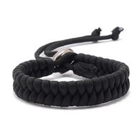 Noter Handwoven Paracord Survival Bracelet Homme Adjustable Punk Jewelry For Men Father's Day Moda Masculina Pulseras Hombre juoda