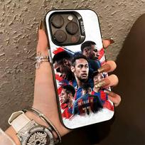 F-Football 10 N-Neymar J-jr Telefono dėklas iPhone 17,16,15,14,13,12,11 Plus,Pro Max,XS, Spalvingas Sidabrinis Telefono dėklas Funda Dangtelis iPhone14Pro