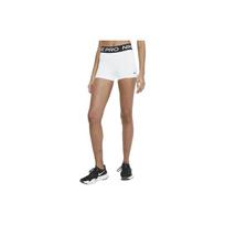 Nike Pro Logotipas Elastingas Juosmuo Slim Fit Sportiniai Šortai Moteriški Šortai Balti CZ9857-100 XS beige