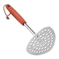 Yousheng Stainless Steel Potato Masher with Fine Holes Heavy Duty Vegetable Crusher for Mashed Potatoes Sweet Potatoes Pumpkin Puree Kitchen A
