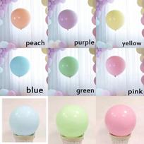 36 colių „Macaron Ballon“ itin didelis apvalus latekso balionas vakarėlio dekoravimo reikmenys 36 inch violetinė